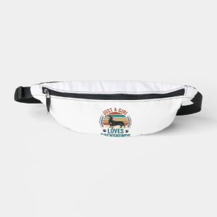 Dachshund Lover Shirt Vintage Sunset Dog Graphic_1 Bum Bags