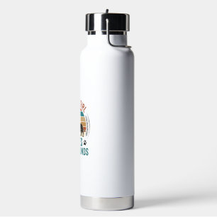 Dachshund Lover Shirt Vintage Sunset Dog Graphic_1 Water Bottle