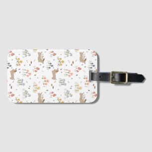 Dachshund Lover Weiner Dog Sausage Dog Wildflower  Luggage Tag