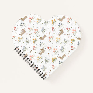 Dachshund Lover Weiner Dog Sausage Dog Wildflower Notebook