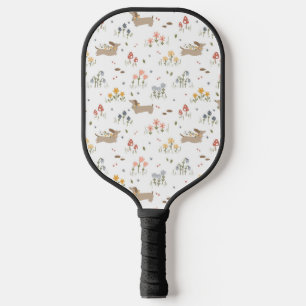 Dachshund Lover Weiner Dog Sausage Dog Wildflower Pickleball Paddle