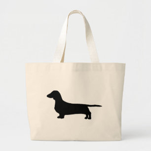 Dachshund Low Large Tote Bag