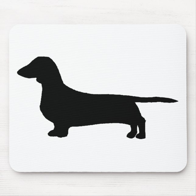 Dachshund Low Mouse Mat (Front)