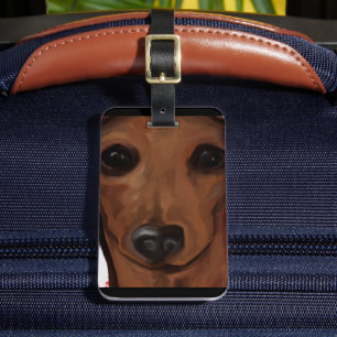 DACHSHUND                  LUGGAGE TAG