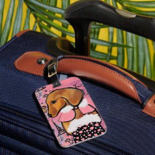 Dachshund   luggage tag