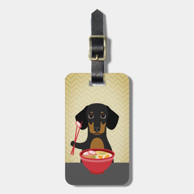 Dachshund Luggage Tags (Front Vertical)
