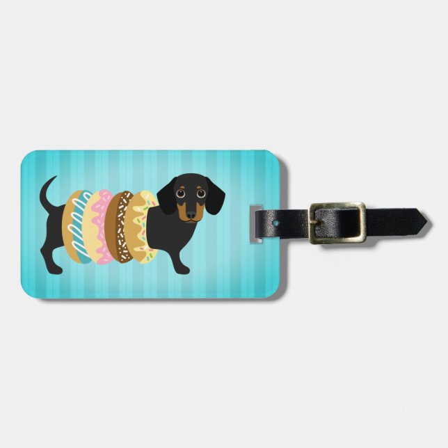 Dachshund Luggage Tags (Front Horizontal)