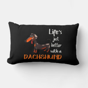 Dachshund Lumbar Cushion