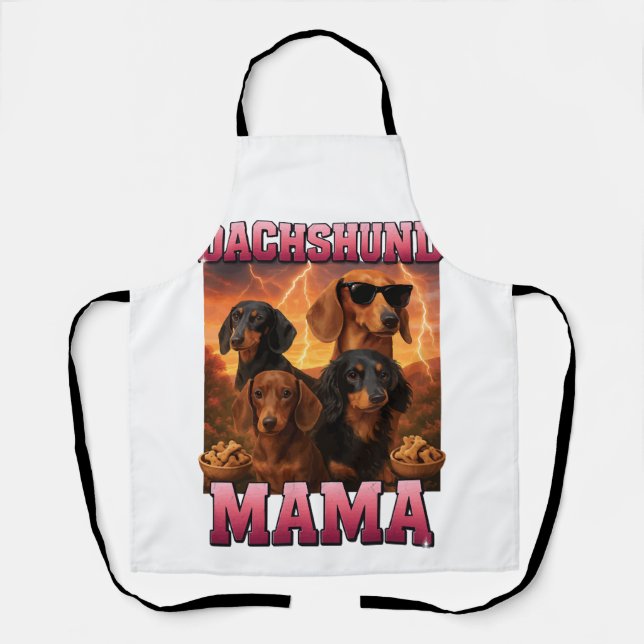 Dachshund Mama Apron (Front)