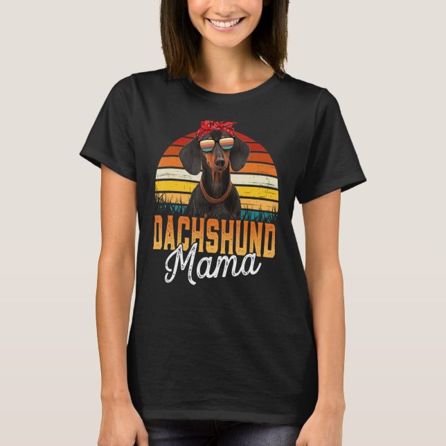 Dachshund Mama Best Dachshund Mum Ever Mother's Da T-Shirt (Front)