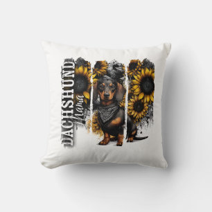 Dachshund Mama  Cushion
