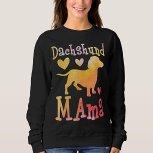 Dachshund Mama - Dog Lover Pet Trainer Breeder Ani Sweatshirt
