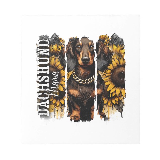 Dachshund Mama Notepad (Front)