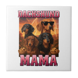 Dachshund Mama Tile
