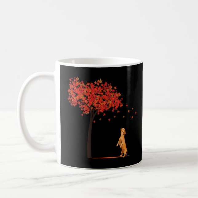Dachshund Maple Tree Lazy Diy Halloween Costume Do Coffee Mug (Left)