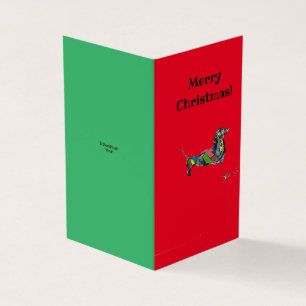 Dachshund Merry Christmas Cards