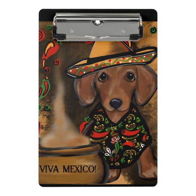 Dachshund         mini clipboard (Front)