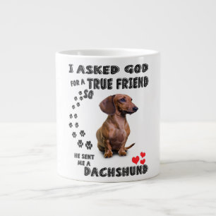 Dachshund Miniature Gift, Sausage Dog, Weenie Wog, Large Coffee Mug