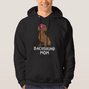 Dachshund Mom Mommy Dog Hoodie