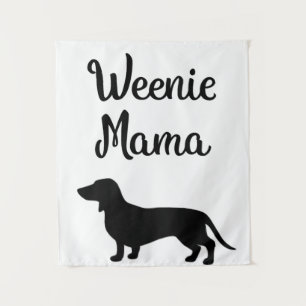 Dachshund Mom Weiner Dog Womens Tapestry