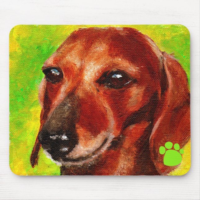 Dachshund Mouse Mat (Front)