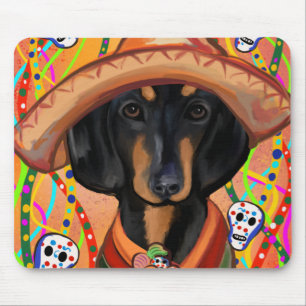 DACHSHUND MOUSE MAT