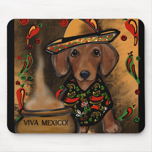 Dachshund         mouse mat (Front)