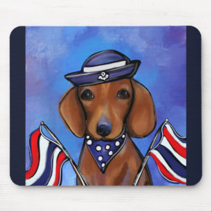 Dachshund mouse mat