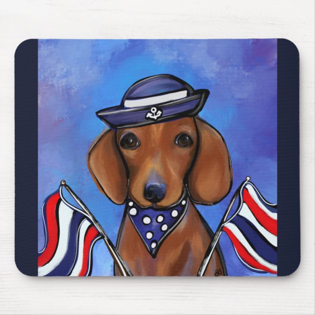 Dachshund    mouse mat (Front)