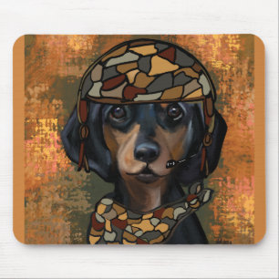 DACHSHUND MOUSE MAT