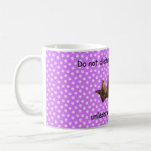 Dachshund Mug do not disturb