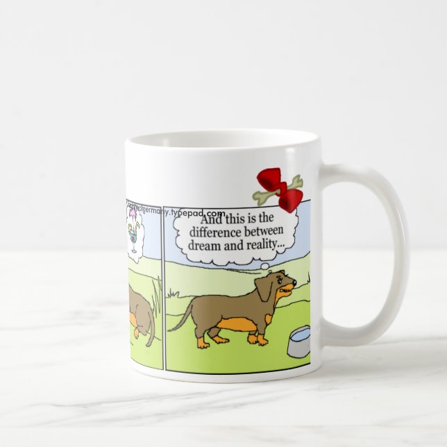 Dachshund Mug: Summer Coffee Mug (Right)