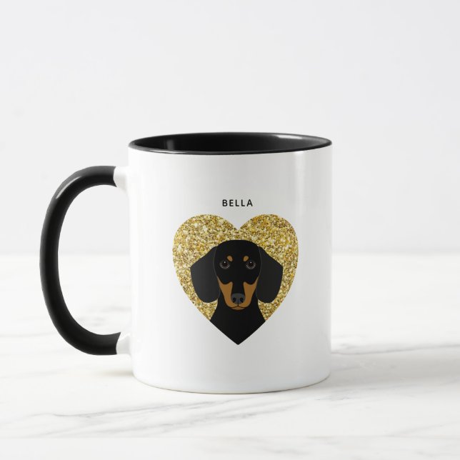 Dachshund Mugs (Left)