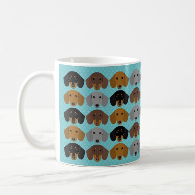 Dachshund Mugs (Left)