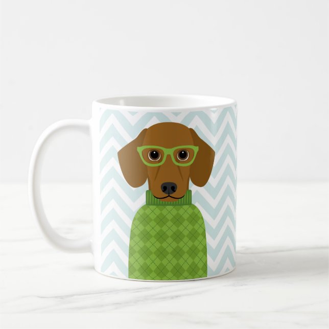 Dachshund Mugs (Left)