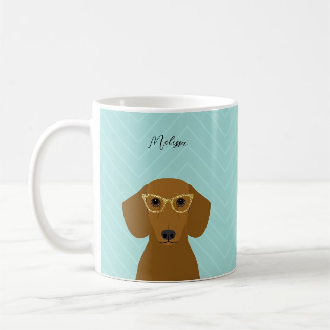 Dachshund Mugs (Left)