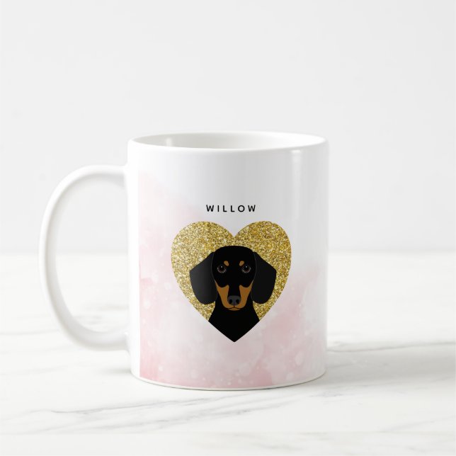 Dachshund Mugs (Left)