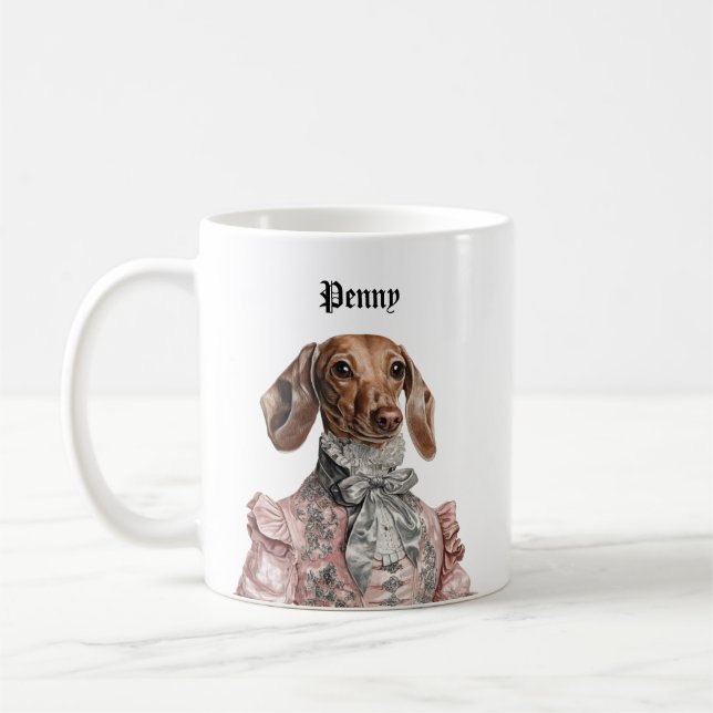 Dachshund Mugs (Left)