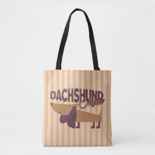 Dachshund Mum All-Over-Print Tote Bag