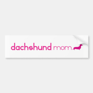 Dachshund Mum Bumper Sticker