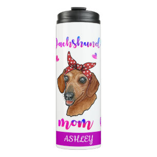 Dachshund Mum Cute Mother's Day Dog Lover Thermal Tumbler