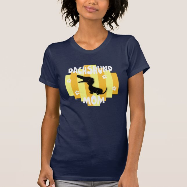 Dachshund Mum Dark T-Shirt (Front)