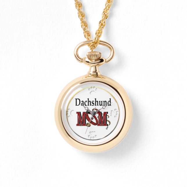 Dachshund Mum Gifts Watch (Front)