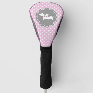 Dachshund Mum Golfer Gift Pink Head Cover Woods