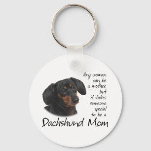 Dachshund Mum Key Ring