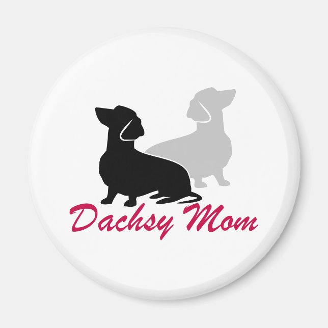 Dachshund Mum Magnet (Front)