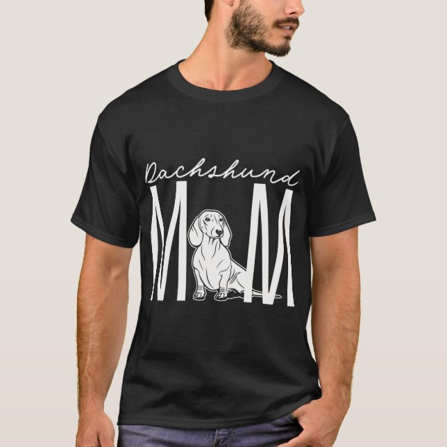 Dachshund mum T-Shirt (Front)