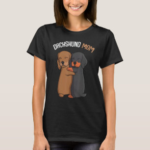 Dachshund Mum Weenie Mama Dog Lover Women T-Shirt