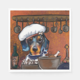 Dachshund napkin