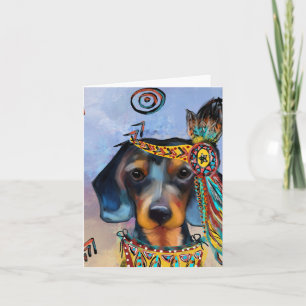 DACHSHUND NOTE CARD